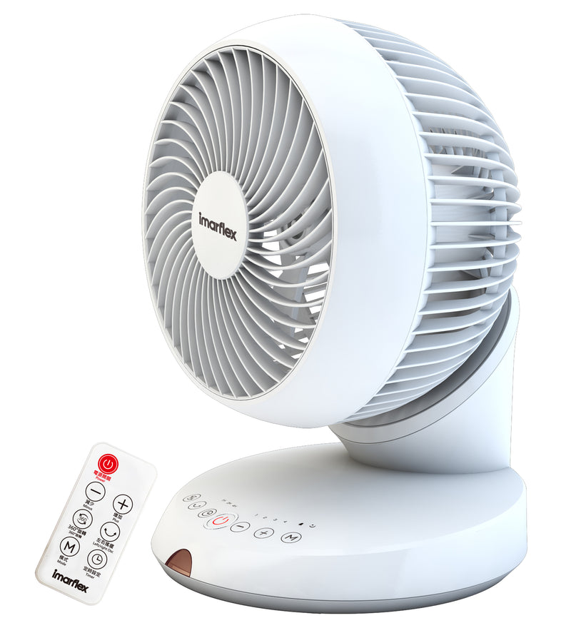 IMARFLEX 伊瑪牌 IFQ-20DC 『極‧龍卷』8吋遙控全方位DC循環扇