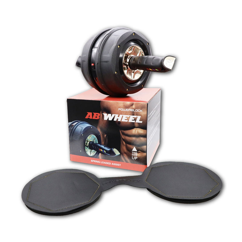 PowerBlock Smart Spring Loaded Assist Ab Wheel