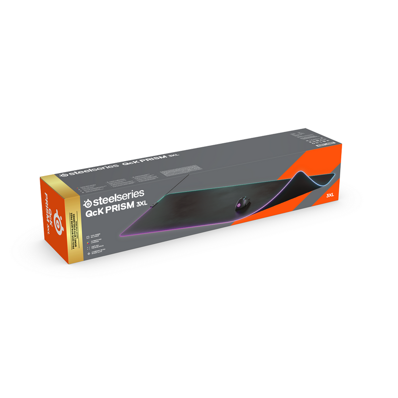 SteelSeries QCK PRISM 布面RGB遊戲滑鼠墊 (3XL)
