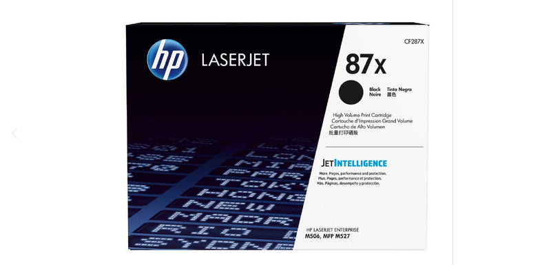 HP 惠普 87X 高打印量黑色原廠 LaserJet 碳粉盒 (CF287X)