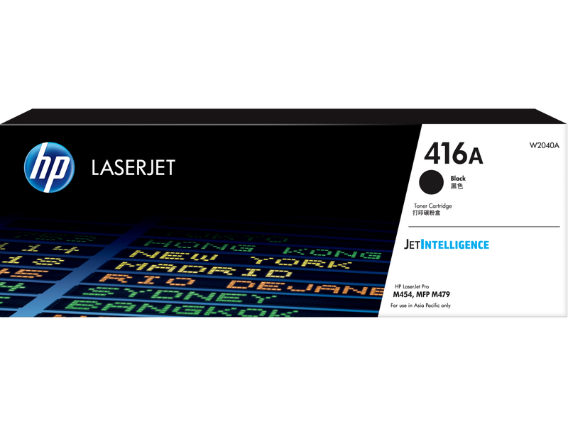HP 惠普 416A 黑色原廠 LaserJet 碳粉盒 (W2040A)