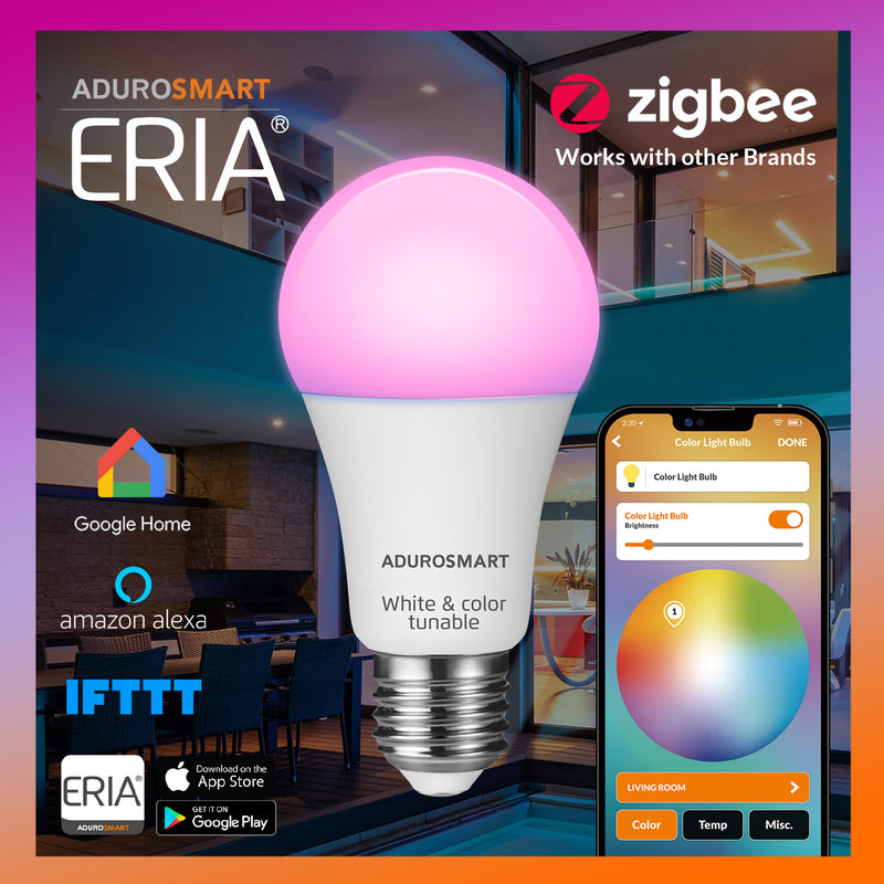 Adurosmart ERIA - E27 Extended Color Smart Bulb