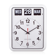 TWEMCO Battery Quartz Perpetual Flip Calendar Wall Clock BQ-12A English ver.
