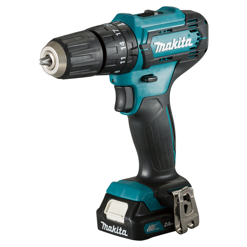 Makita 12V impact drill set (with 74 accessories) (fast charge/2.0Ah x2)