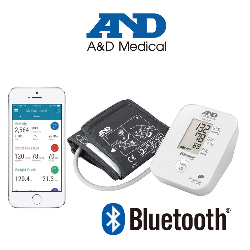 AND UA-651BLE Upper Arm Bluetooth Blood Pressure Monitor