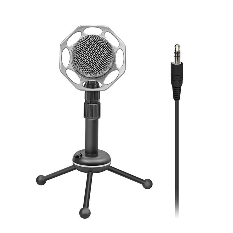 PROMATE Tweeter-8 Professional Desktop Condenser Microphone 3.5mm jack-plug