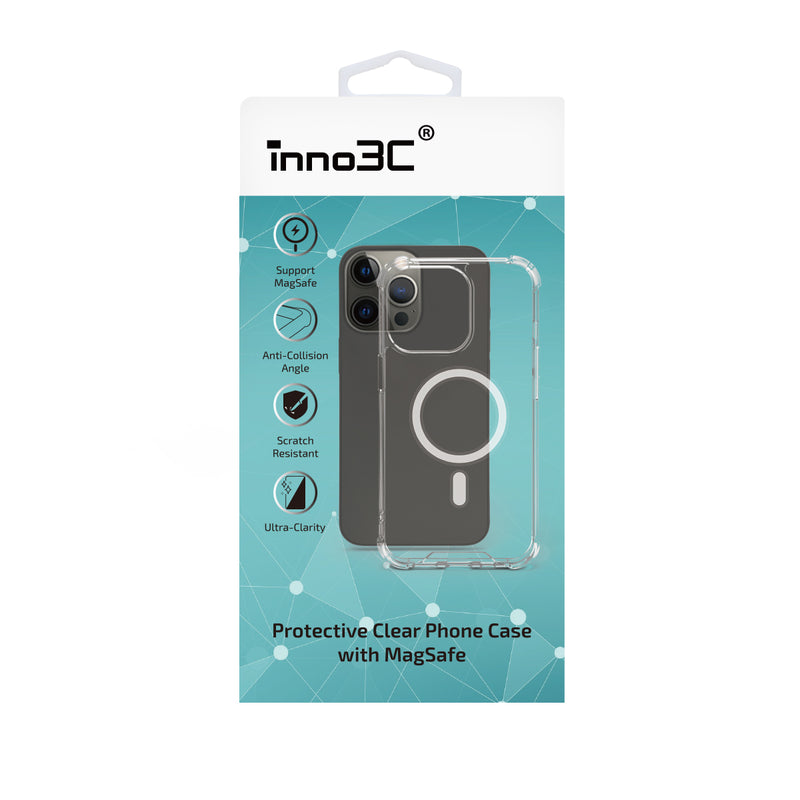 inno3C iPhone 13 Pro Max Protective Clear Case with MagSafe