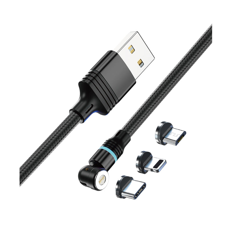 MAX 540 Rotate 3-in-1Magnetic Fast Charging &Data Cable
