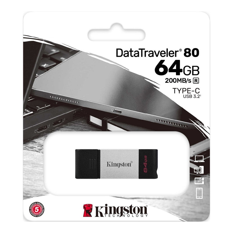 KINGSTON 金士頓 DataTraveler 80 64GB Type-C USB手指