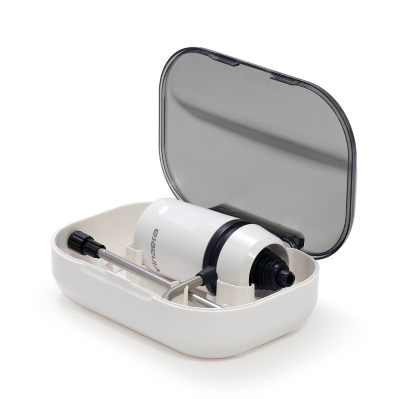VINAERA Travel Electric Wine Aerator Portable Edition MV63 + Waiter's Friend Corkscrew Ebony Edition Bundle
