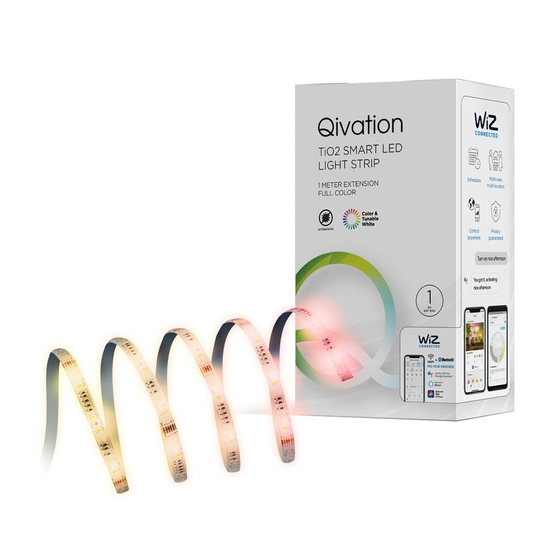 Qivation QV0006 TiO2 Smart LED Light Strip Full Color 1M extension