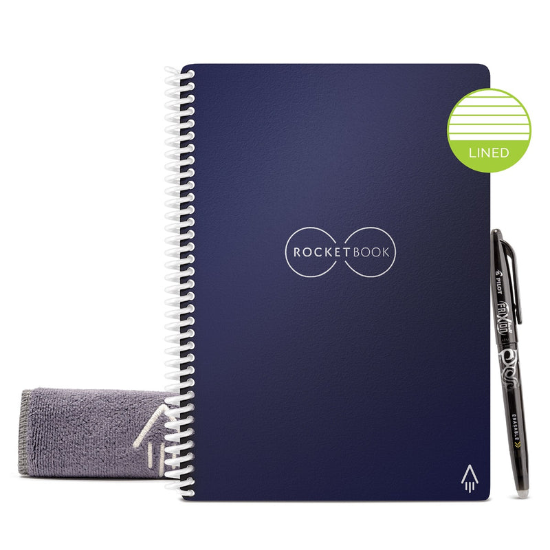 Rocketbook CORE Lined Erasable Smart Notebook Executive