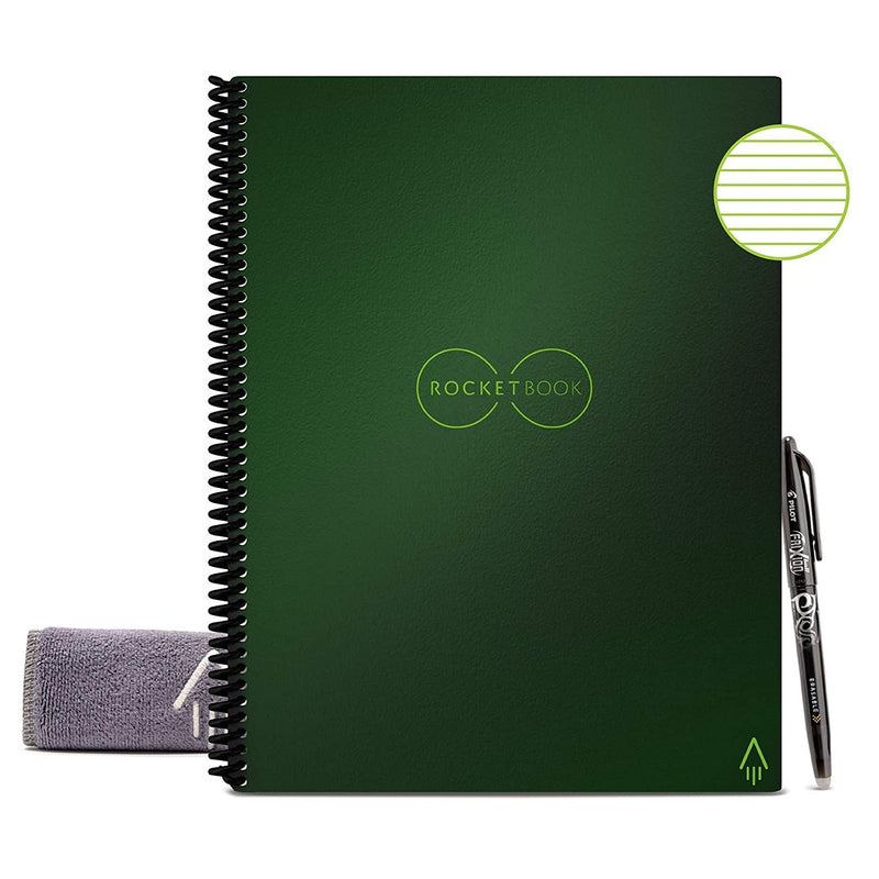 Rocketbook CORE Lined Erasable Smart Notebook Letter