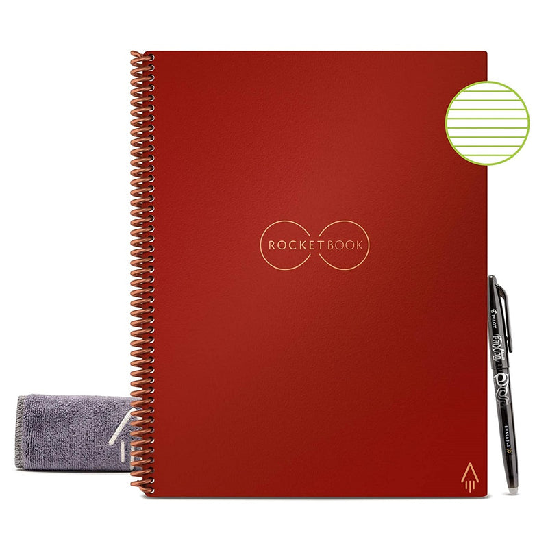 Rocketbook CORE Lined Erasable Smart Notebook Letter