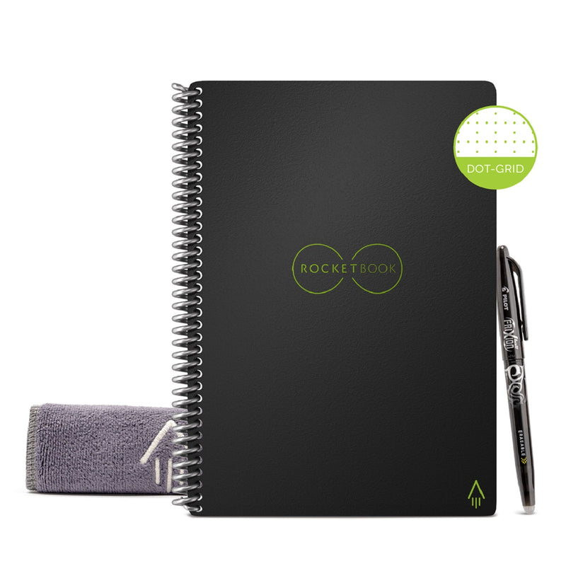 Rocketbook CORE Dot-grid Erasable Smart Notebook Executive