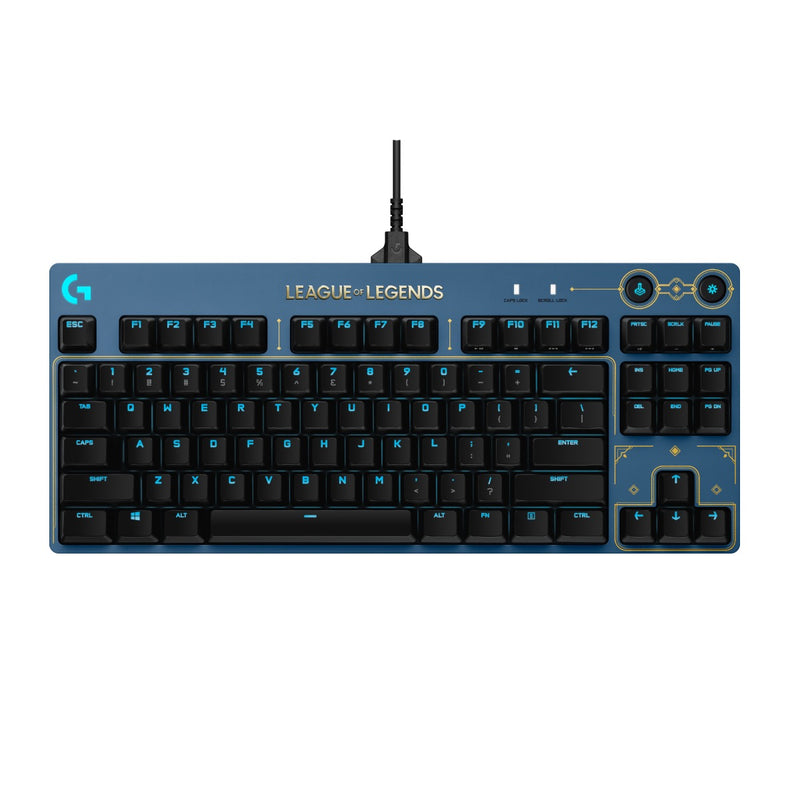 LOGITECH G PRO Mechanical Keyboard (GX brown tactile) - League of Legends Edition Wired Keyboard
