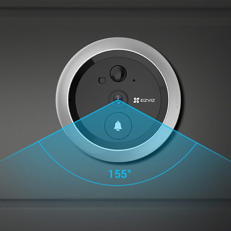EZVIZ DP2C 1080p全無線智能貓眼攝像頭+門鈴