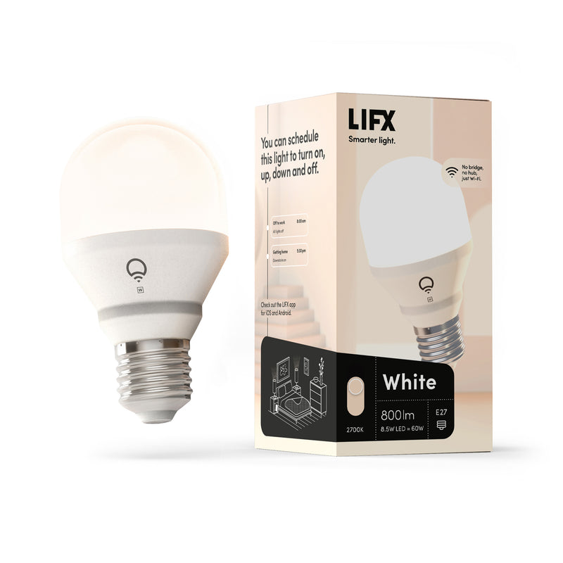 LIFX L3A19LW08E27AU Smart light bulb White 800Lumen E27