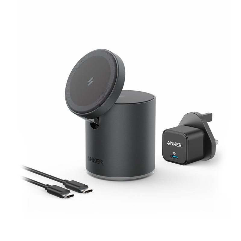 Anker MagGo 623 2-in-1 Magnetic Wireless Charger