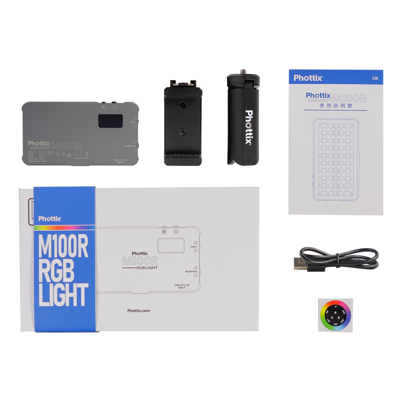 Phottix M100R 補光燈適用於智能手機