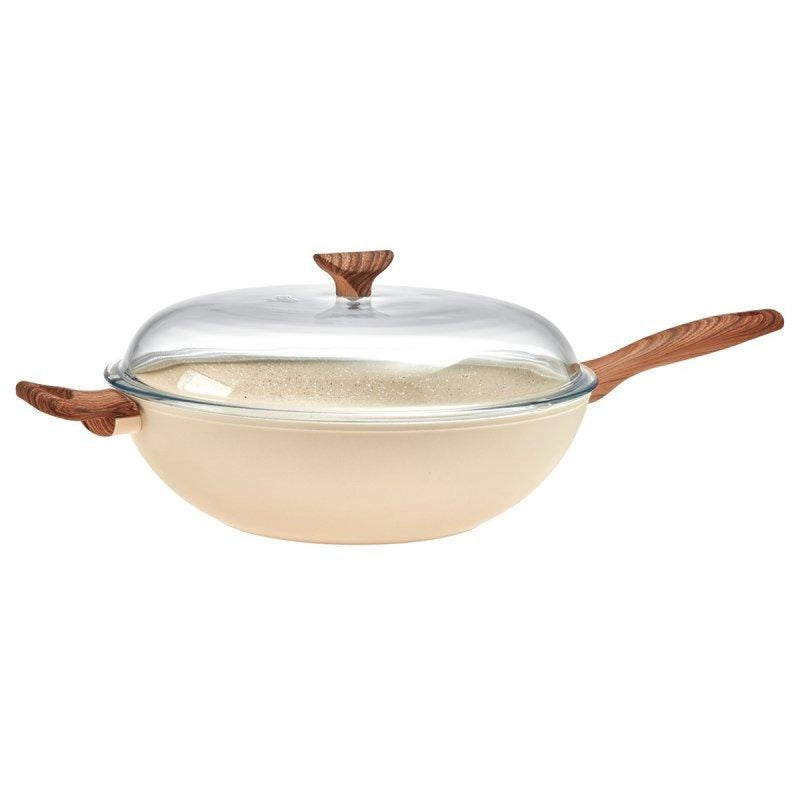 SAMBONET Non-Stick Wok With Lid 32 cm