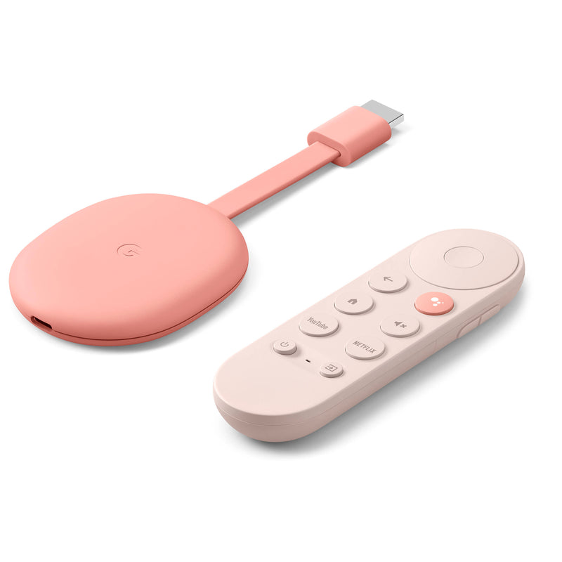 GOOGLE 谷歌 Chromecast with Google TV - 美版 粉紅色 (香港一年保養)