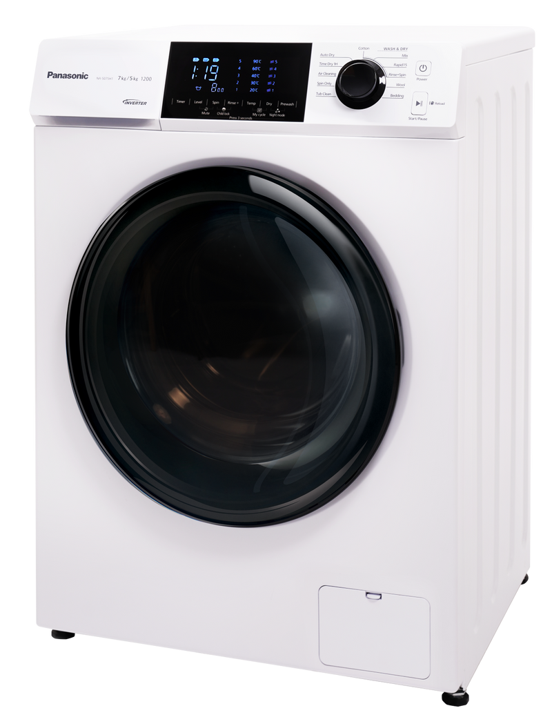 PANASONIC NA-S075H1 2-in-1 Washer Dryer (Washing capacity: 7kg, Drying capacity: 5kg) 2 in 1