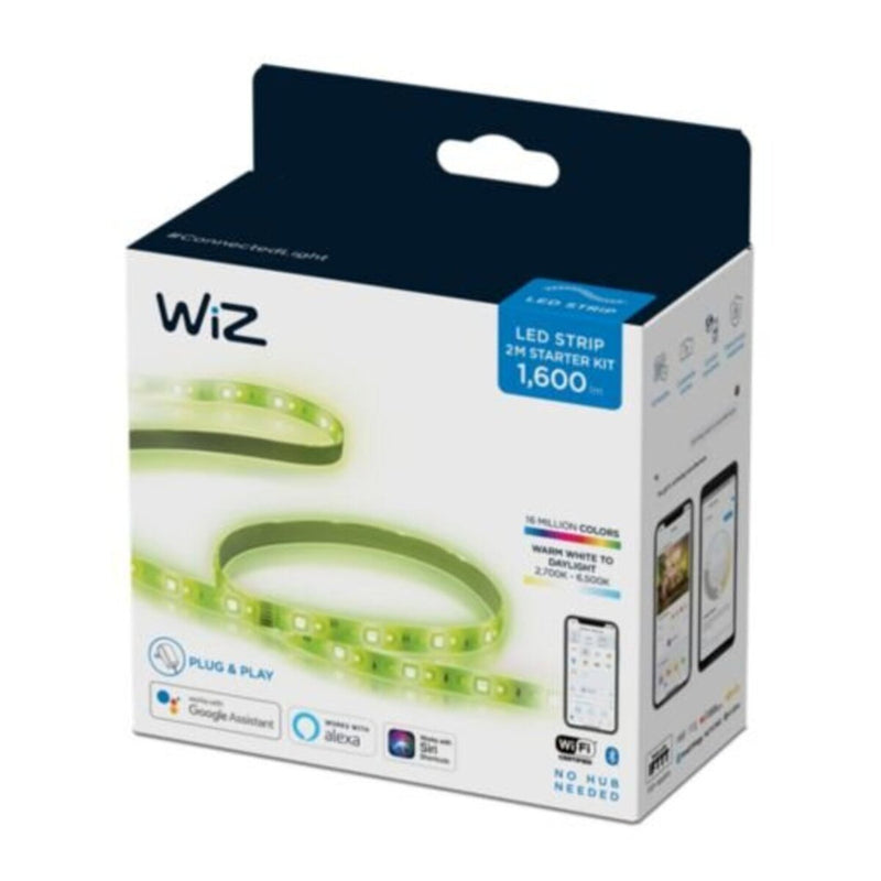 Wiz Wi-Fi基本版2M 智能LED燈帶 (黃白光 + 彩光)(連火牛) 智能照明