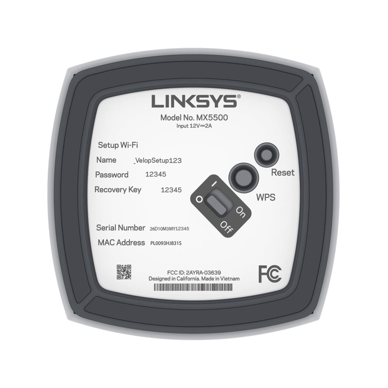 Linksys MX5501 Atlas Pro 6 雙頻 Mesh WiFi 6 路由器 (一件裝)