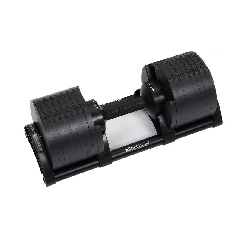 NÜO 232 NÜOBELL ADJUSTABLE DUMBBELL (Set of 2kg-32kg) - ALL BLACK Version (1 Piece)