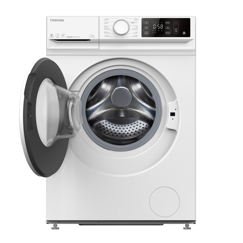 TOSHIBA TWBL80A2HWW 7KG 440mm Ultra Slim Inverter Front Loading Washing Machine Front Load Washer
