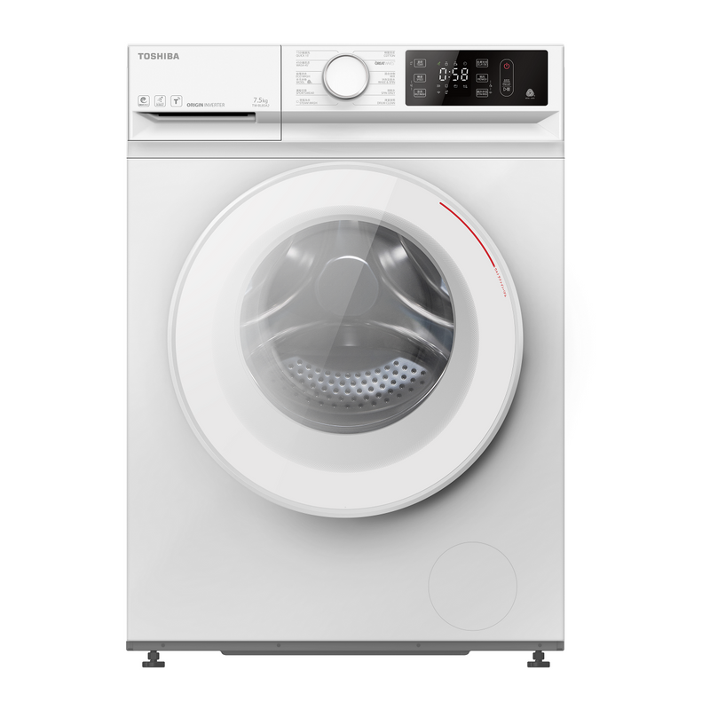 TOSHIBA TWBL80A2HWW 7KG 440mm Ultra Slim Inverter Front Loading Washing Machine Front Load Washer