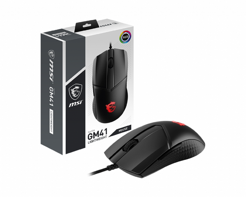 MSI CLUTCH GM41 LIGHTWEIGHT Gaming Wired Mouse