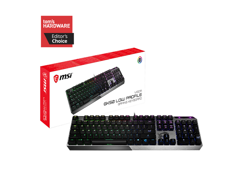 MSI VIGOR GK50 LOW PROFILE Gaming Wired Keyboard