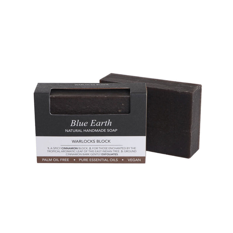 Blue Earth Warlock Block Natural Handmade Soap 85gm