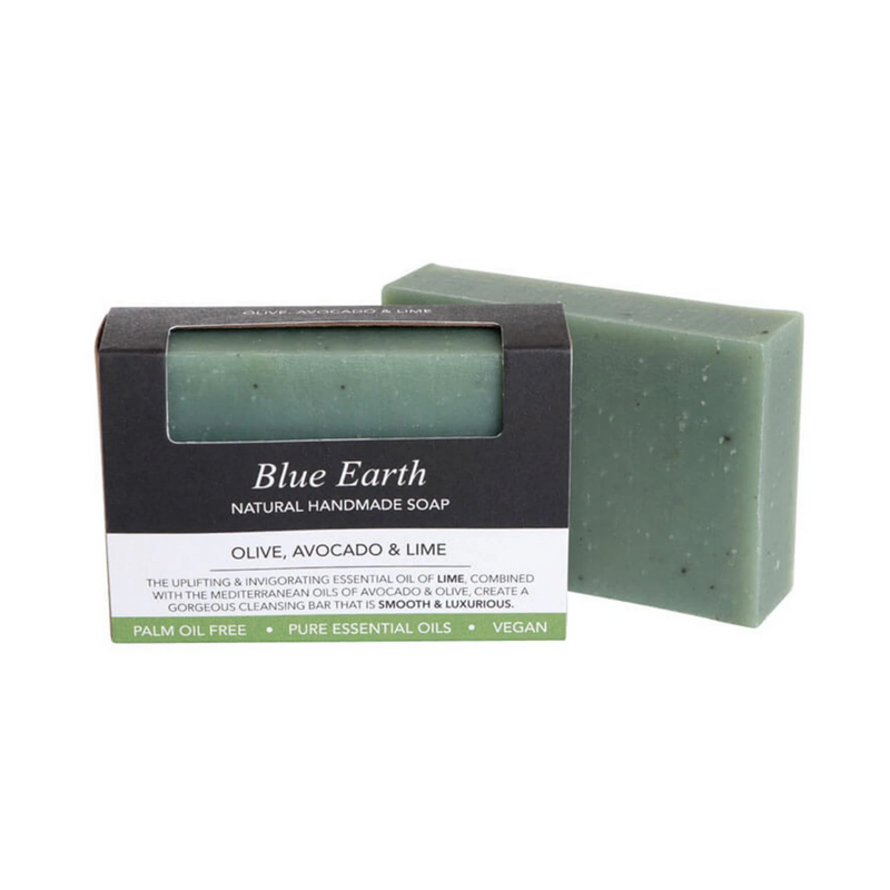 Blue Earth 橄欖、牛油果和青檸天然手工皂 85gm