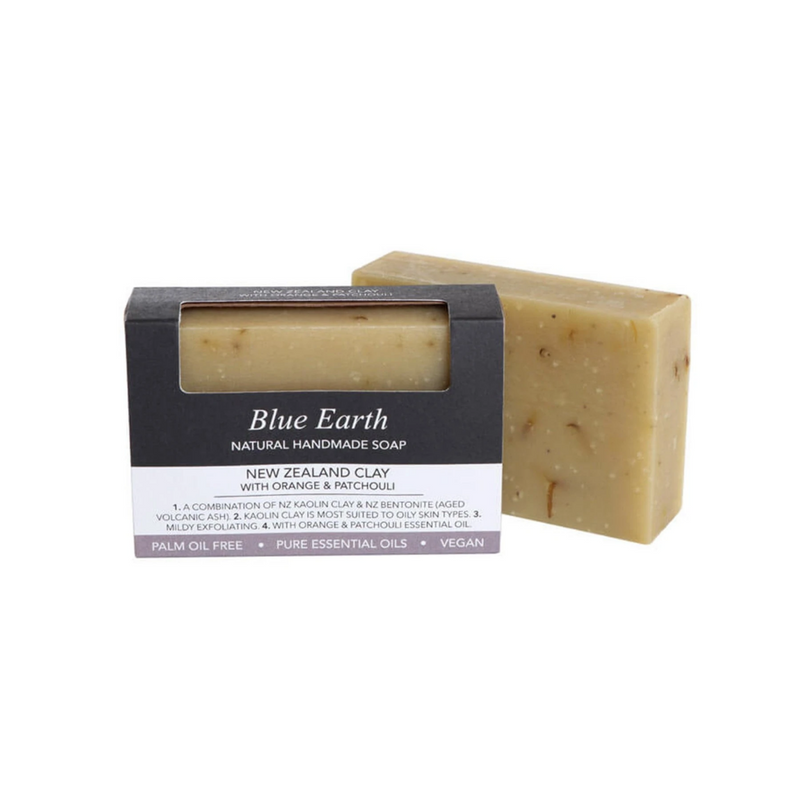 Blue Earth NZ Clay Natural Handmade Soap 85gm