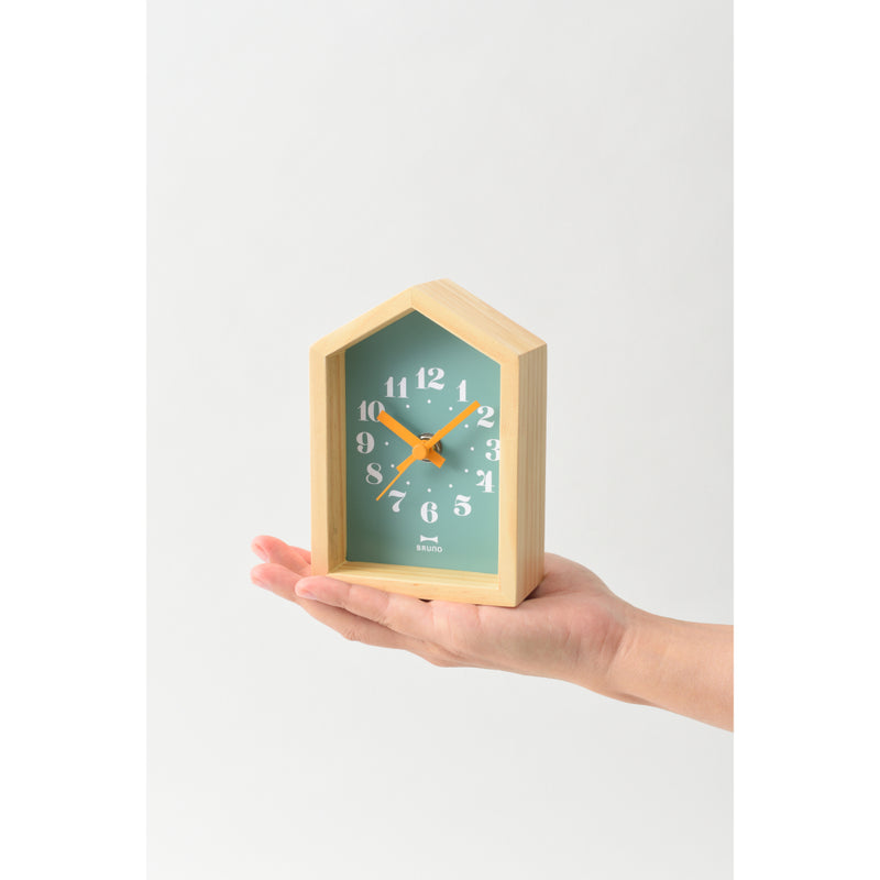 BRUNO Mini Woodhouse Clock