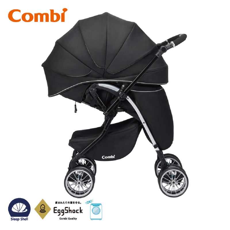 Combi康貝 UMBRETTA 4Cas Premium Eg S Black HKG 嬰兒手推車