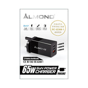 Almond PD065UKZ PD 65W Fast Charger