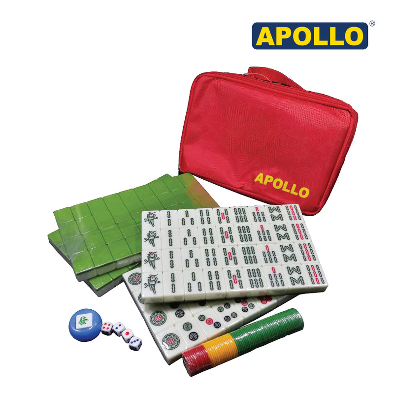 APOLLO Mahjong Domestic Hand Kneading/ Manual play set-Green