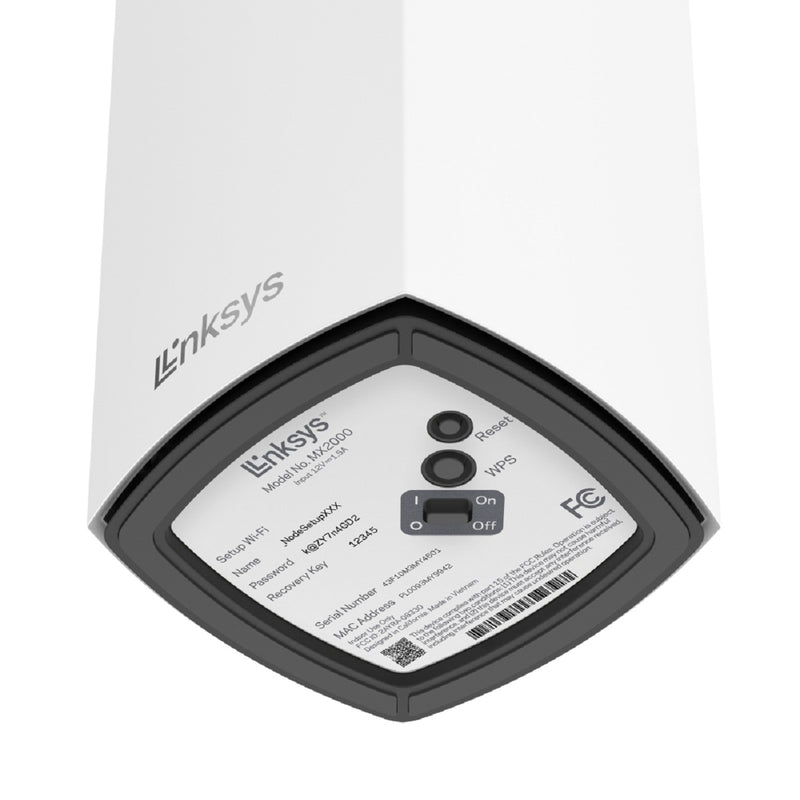 Linksys MX2001 Atlas 6 雙頻 Mesh WiFi 6 路由器 (1件裝)