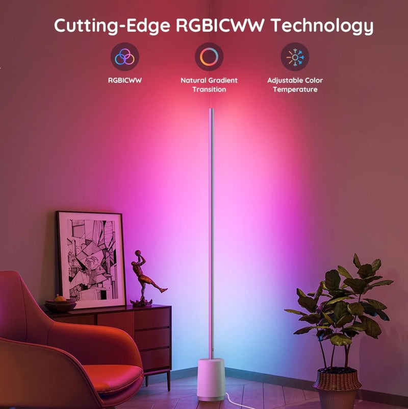 Govee H6072 Lyra RGBICWW Wall/Corner Floor Lamp