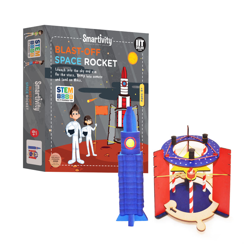 Smartivity 彈射火箭機組 - STEM兒童教育益智玩具