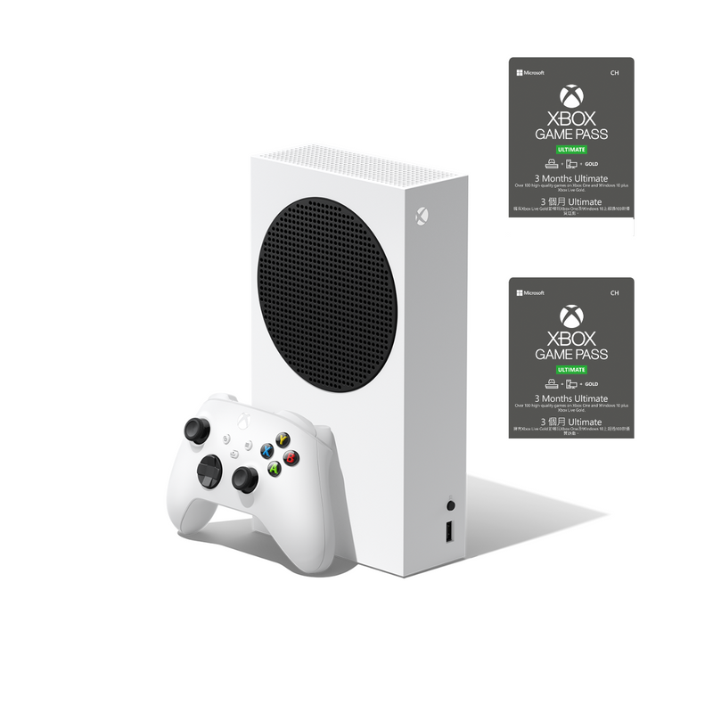 MICROSOFT 微軟 Xbox Series S 遊戲主機 連 Game Pass Ultimate 2張(實體版)