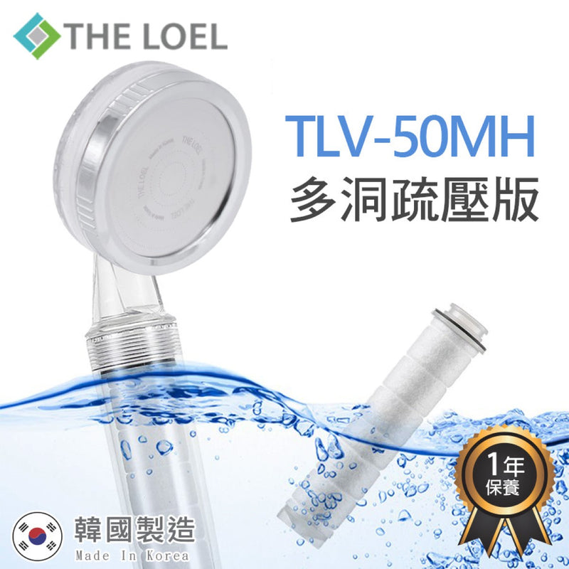 The LOEL TLV-50MH Shower Head Filter (Multi-hole version)