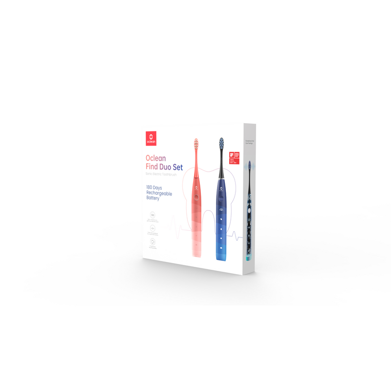 Oclean C01000352 Find Duo Set Sonic Electric Toothbrush