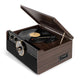 Victrola The Empire 6-in-1 Record Player with Bluetooth Speakers