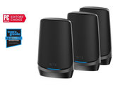 NETGEAR RBKE963B Orbi Mesh WiFi 6E 四頻無線系統 - 3 件裝 黑色