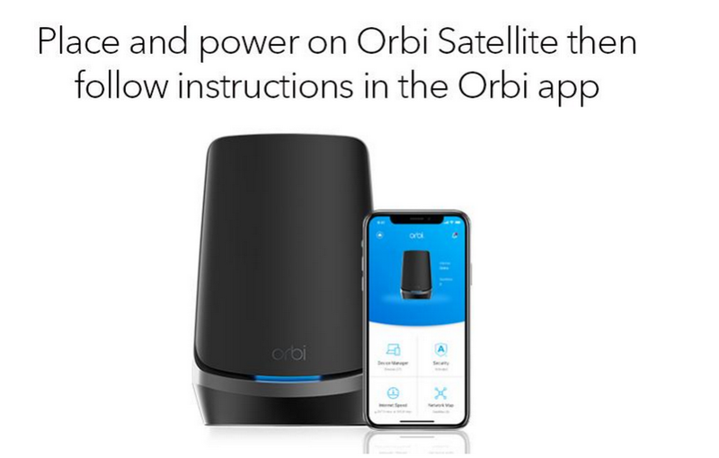 NETGEAR RBSE960B Orbi Mesh WiFi 6E 四頻無線衛星機 黑色
